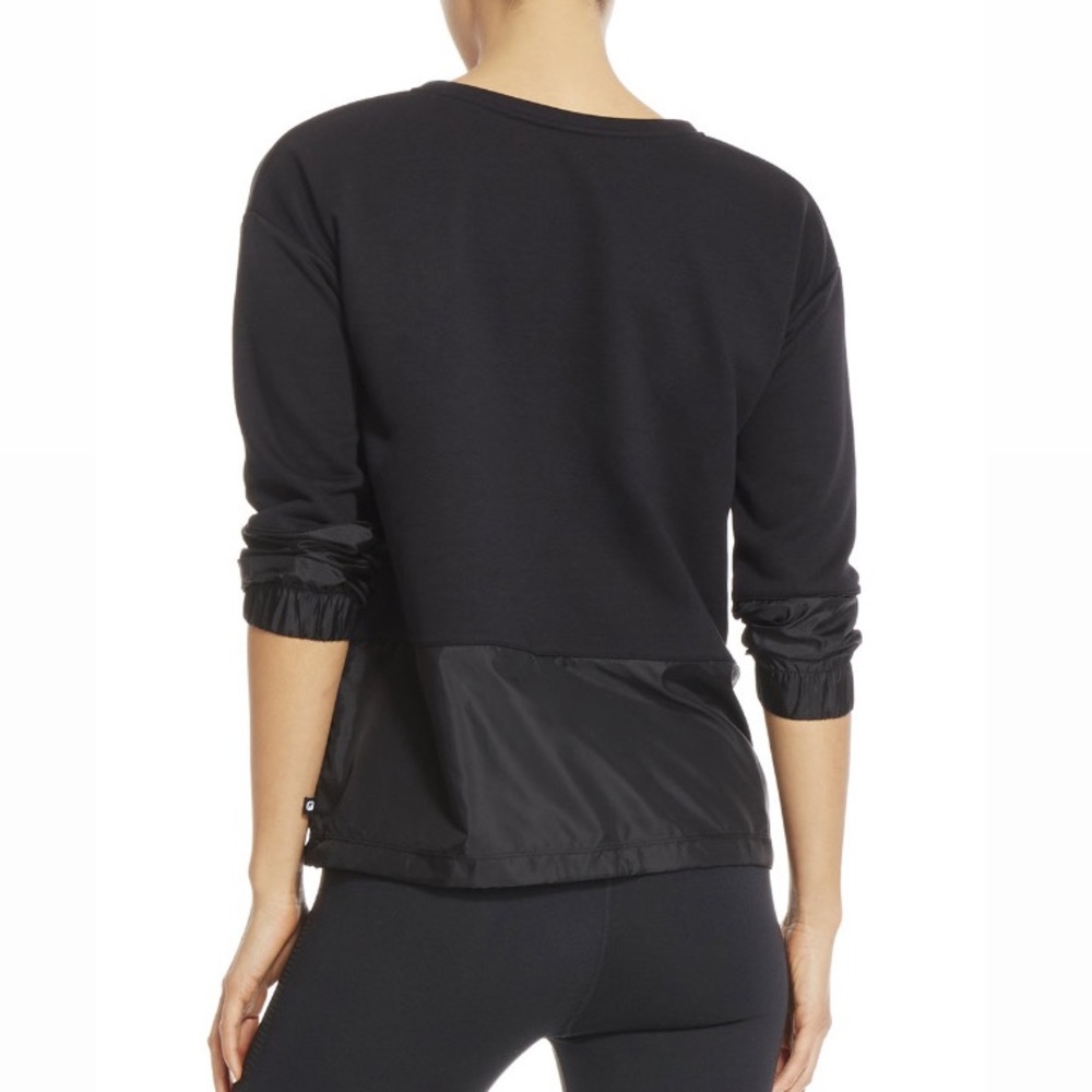 Fabletics Black Crew Neck Windhaven Pullover Swea… - image 5
